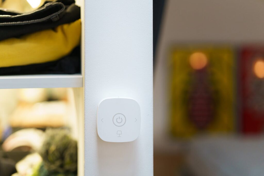 Close-up of a Smart Light Switch